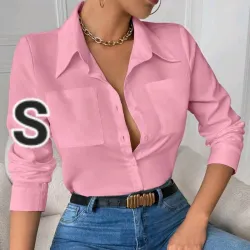 Blusa Manga Larga con Bolsillo