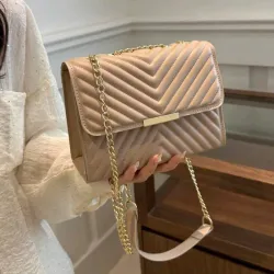 Bolso Acolchado de Cadena