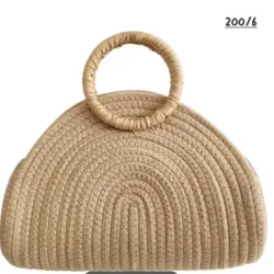 Bolso de Tote Semicircular