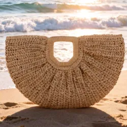 Bolso Elegante Semicircular