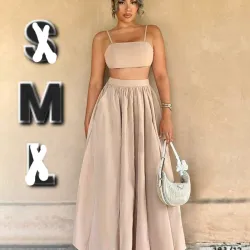 Conjunto Elegante Saya y Top