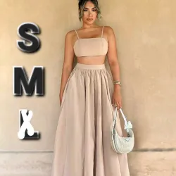 Conjunto Elegante Saya y Top