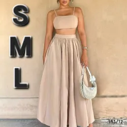 Conjunto Elegante Saya y Top