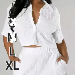 Conjunto Cropped con Botones