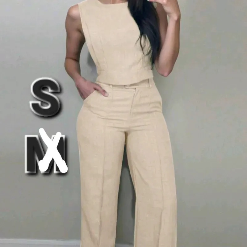 Conjunto de Camiseta y Pantalon Unicolor 