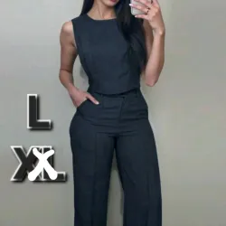 Conjunto de Camiseta y Pantalon Unicolor 