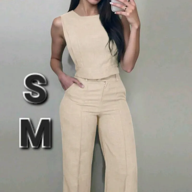 Conjunto de Camiseta y Pantalon Unicolor 