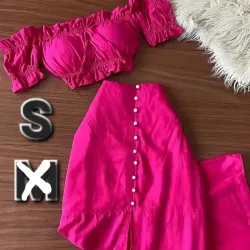Conjunto de Saya y Top Sexy