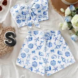 Conjunto de Top Bandeau