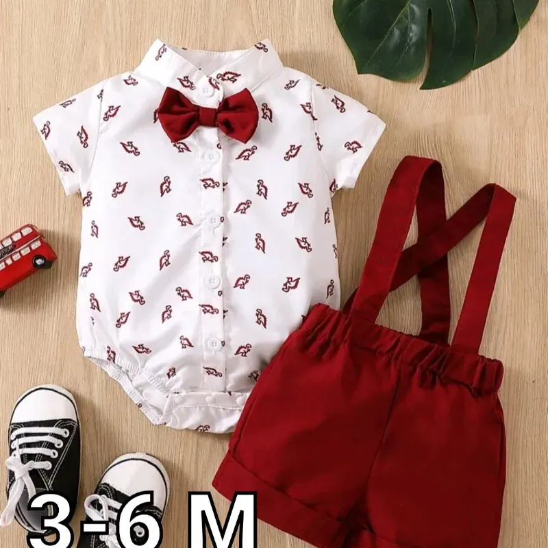 Conjunto Rojo con su Pajarita