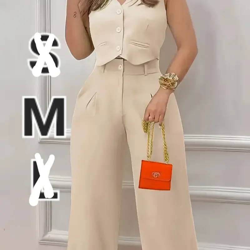 Conjunto Top Ajustado de Cuello