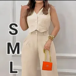 Conjunto Top Ajustado de Cuello