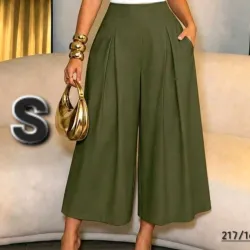 Pantalones Capri Cintura Alta