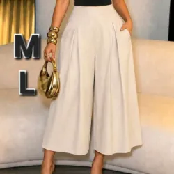 Pantalones Capri Cintura Alta