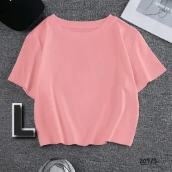 Pulover Top de Cuello Redondo