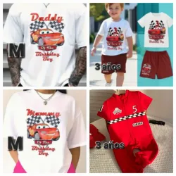 Set Familiar Tematica Rayo Mcqueen