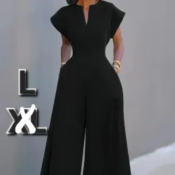 Traje Elegante de Cuello V