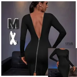 Vestido Ajustado con Cremallera