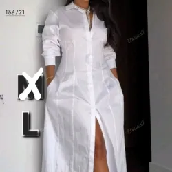Vestido Camisero de Cuello