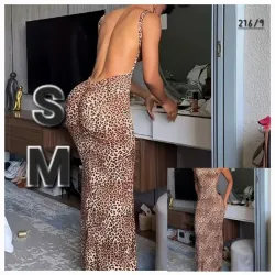 Vestido Largo Estampado