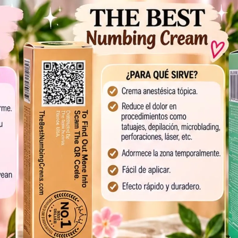 Crema anestésica tópica
