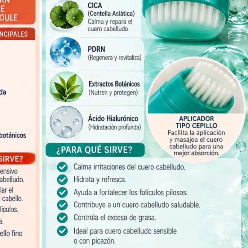 ilyeye SCALP:TURN CICA PDRN BRUSH AMPOULE
