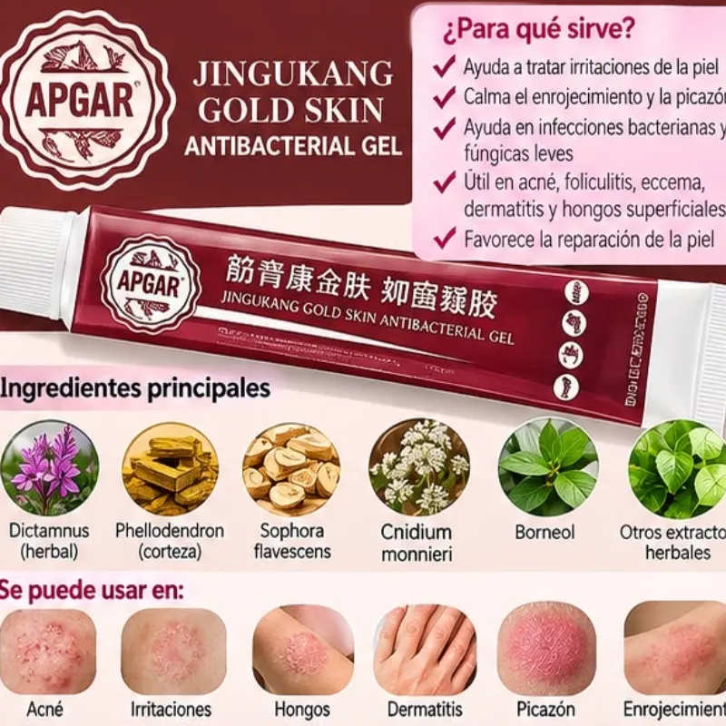 JINGUKANG GOLD SKIN ANTIBACTERIAL GEL