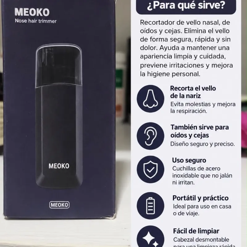Recortador de vello nasal