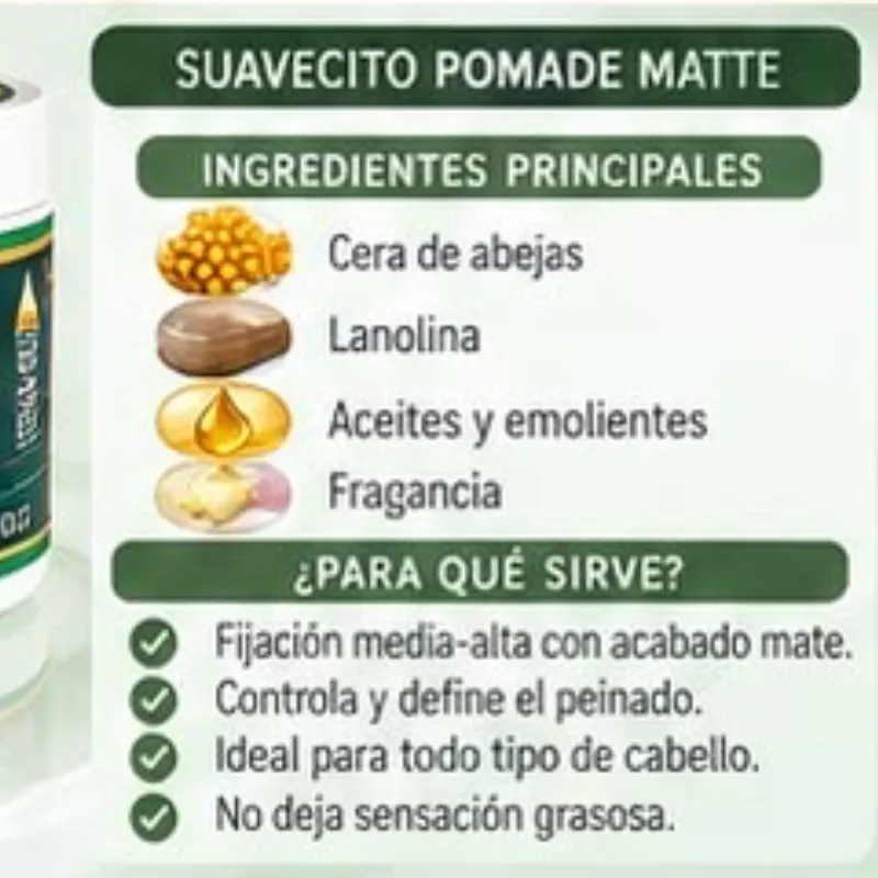 Suavecito. Cera mate