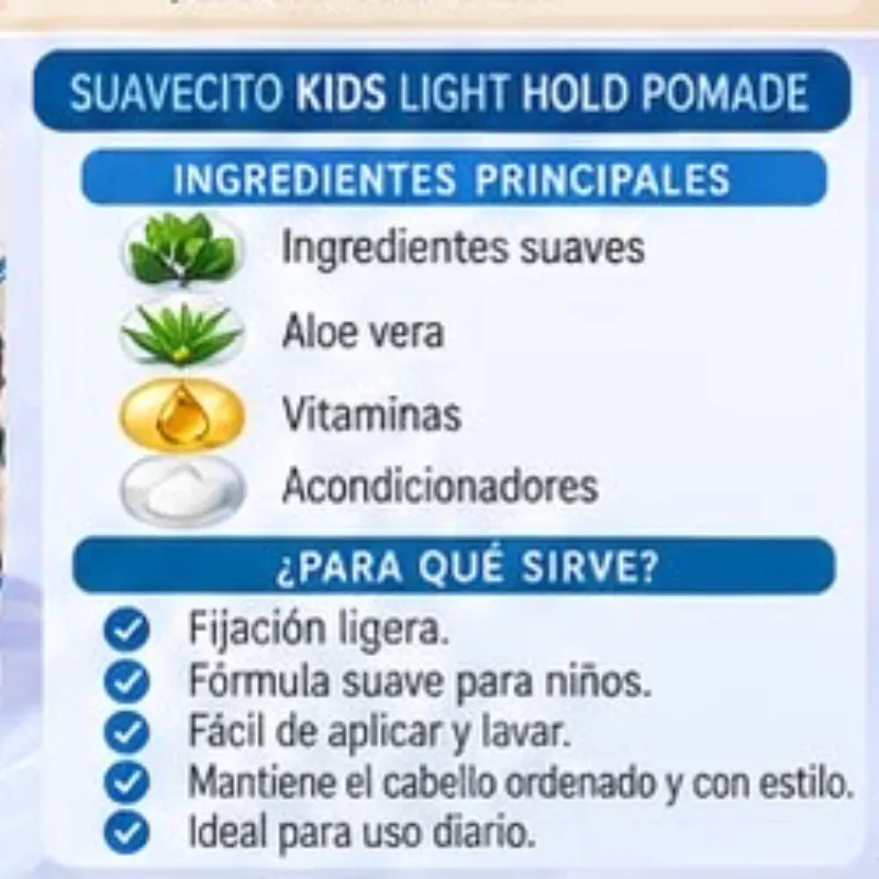 Suavecito. Cera para niños