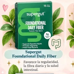 supergut® Googoar It's time to DETOX ENERGIZING TEA A MORE VIBRANT YOU FOUNDATIONAL DAILY FIBER Prebiotic Fiber Blend