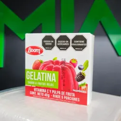 Gelatina de Frutos Rojos 40g
