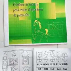 Cuaderno de Trabajo para Tareas Diagnosticas de Preescolar (Formato Grande)