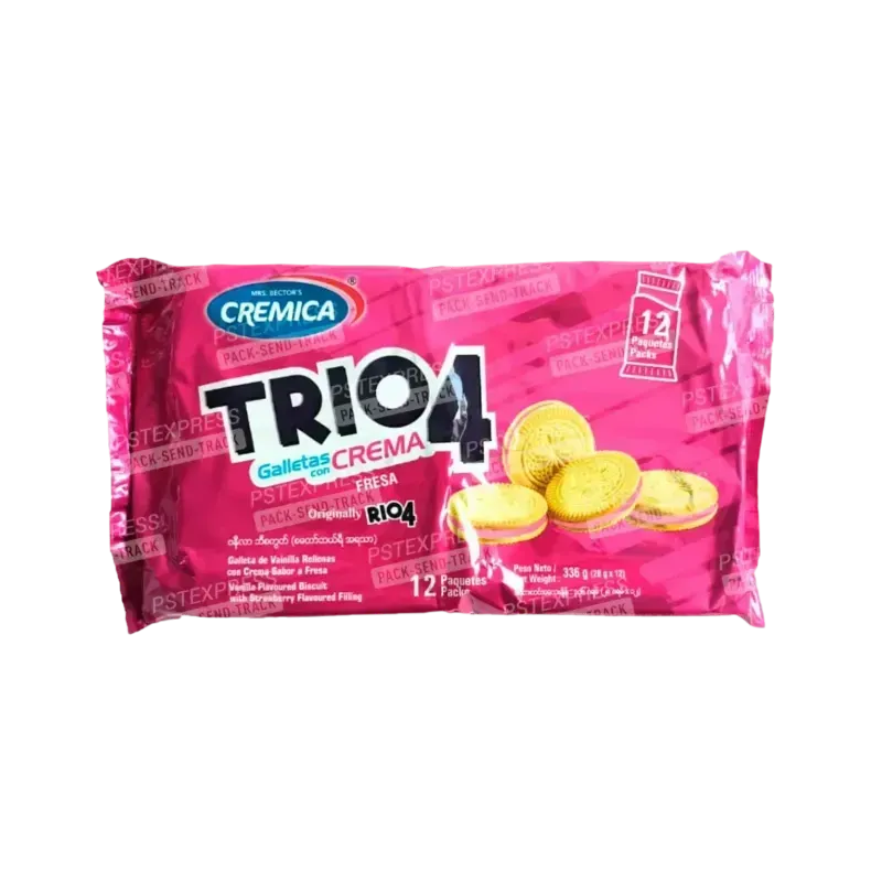 Galletas Trio4 de Fresa