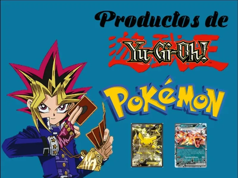 Productos de Yu-Gi-Oh y Pokémon 