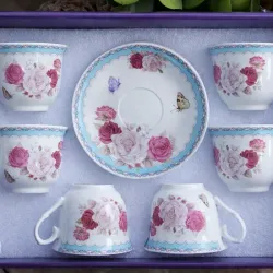 Juego de 6 tazas para té