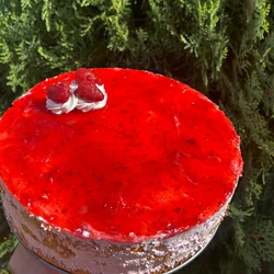 Tarta semidesnuda de fresa 🍓❤️