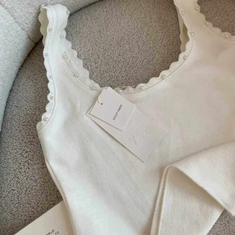 Blusa blanca Marca Zara