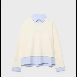 Blusa de mangas largas. Stradivarius