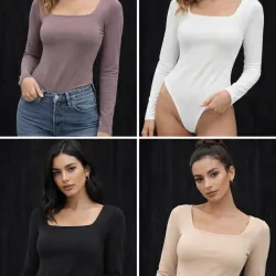 Bodys de varios colores mangas larga