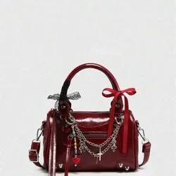 Bolso Y2k con Lazo Coquette para Mujer Bolso de Hombro Kawaii Lindo Estético Japonés