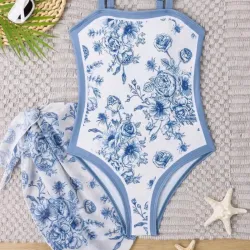 Conjunto playero para niña