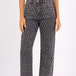 Pantalon de Mezclilla de brillo