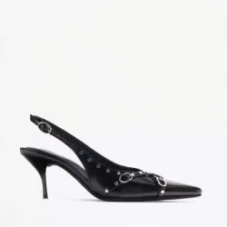 Tacones punto fino de tacon bajo Marca LEFTIES