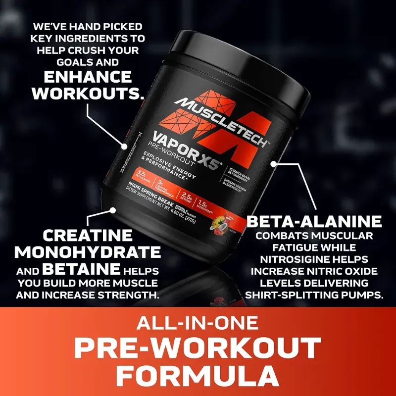 Pre Entreno VaporX5 MuscleTech 
