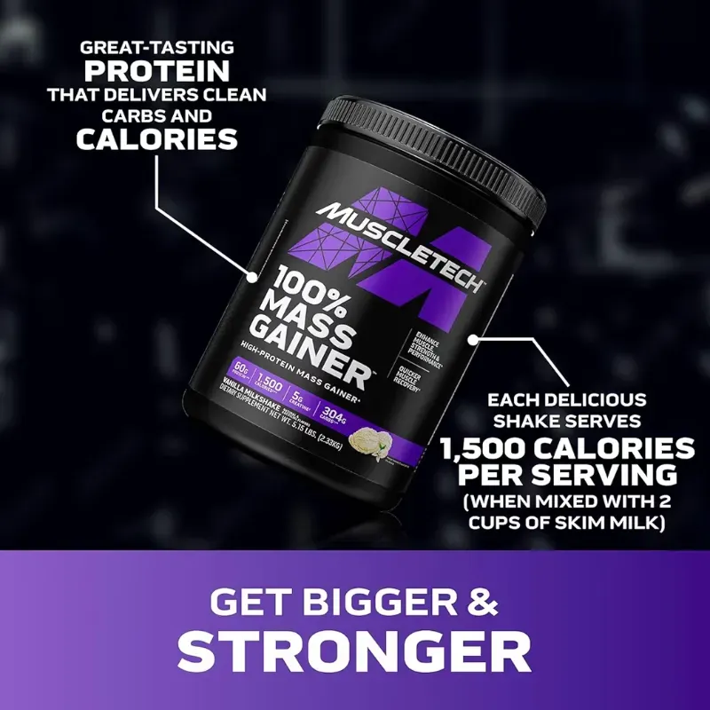 Proteína ganadora de peso Mass Gainer MuscleTech 