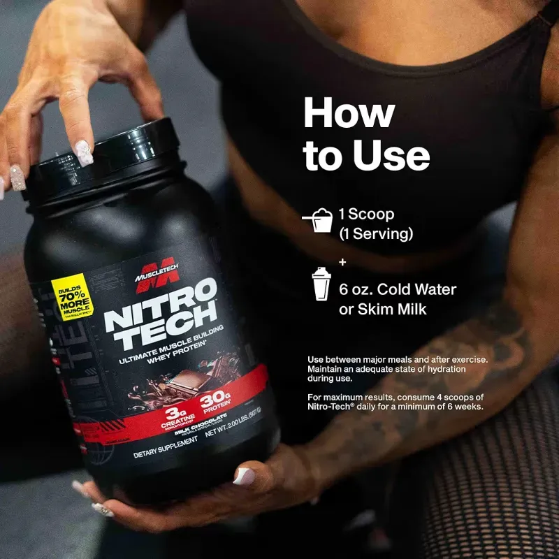Whey Nitro Tech MuscleTech 
