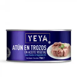 ATÚN EN TROZOS EN ACEITE VEGETAL 