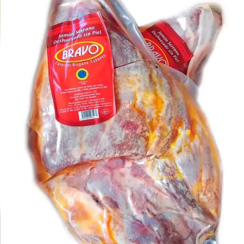 PIERNA JAMÓN SERRANO DESHUESADA Y SIN PIEL