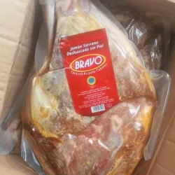 PIERNA JAMÓN SERRANO DESHUESADA Y SIN PIEL